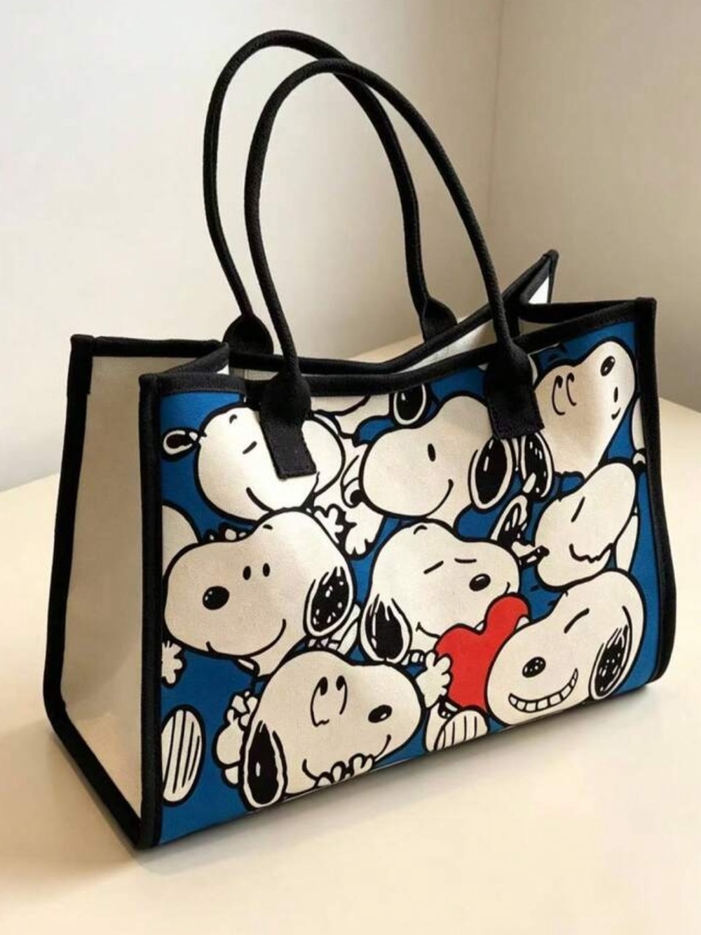 Snoopy Graphic Print Canvas Tote Bag NEW 🏷️ - Picture 4 of 6